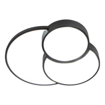 Himmennettävä LED-kattovalaisin LED/60W/230V 3000-6500K musta + kauko-ohjaus