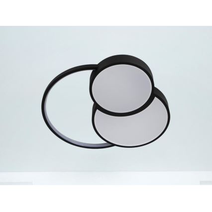 Himmennettävä LED-kattovalaisin LED/60W/230V 3000-6500K musta + kauko-ohjaus