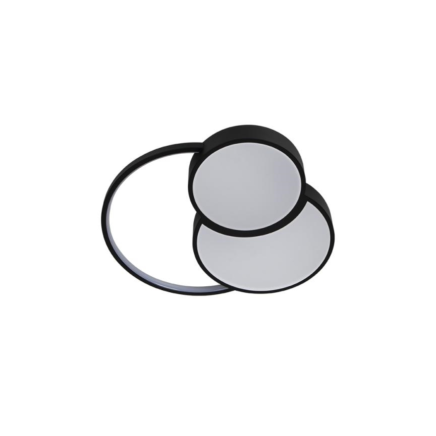 Himmennettävä LED-kattovalaisin LED/60W/230V 3000-6500K musta + kauko-ohjaus