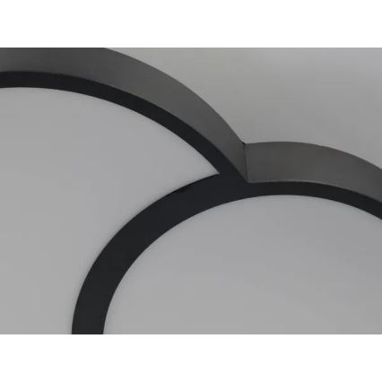 Himmennettävä LED-kattovalaisin LED/60W/230V 3000-6500K musta + kauko-ohjaus