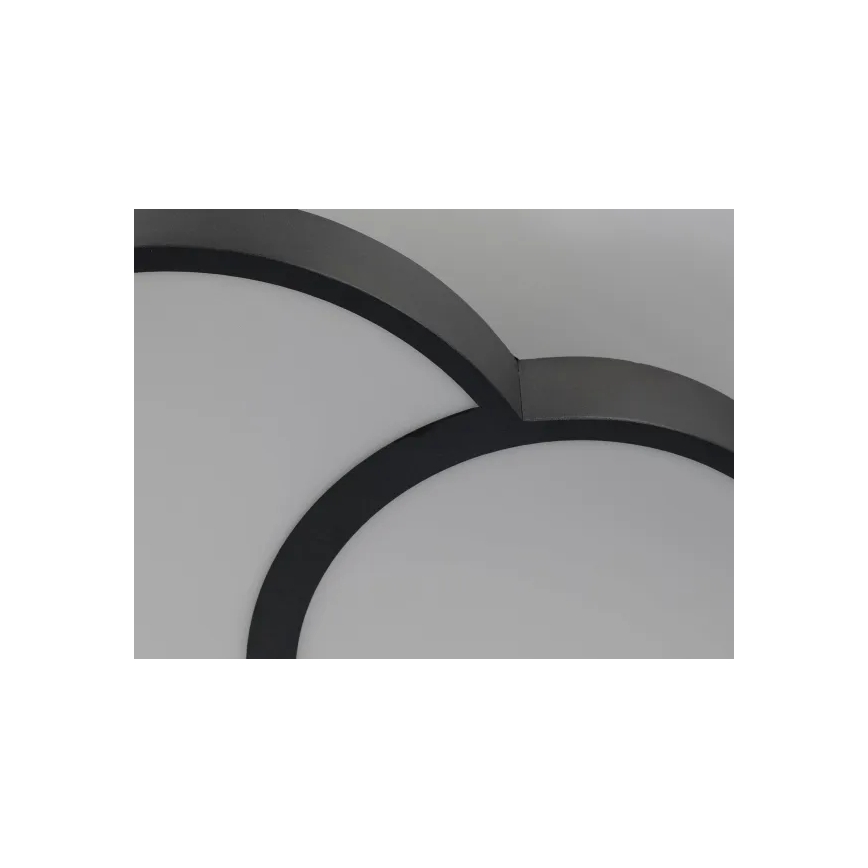 Himmennettävä LED-kattovalaisin LED/60W/230V 3000-6500K musta + kauko-ohjaus