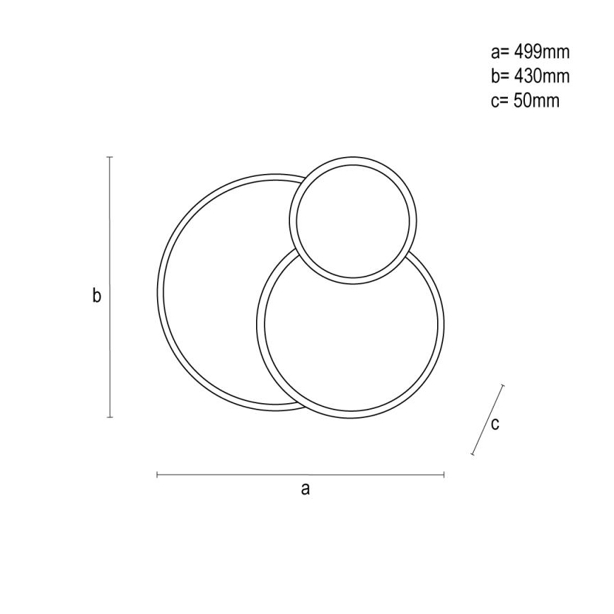 Himmennettävä LED-kattovalaisin LED/60W/230V 3000-6500K valkoinen + kauko-ohjaus