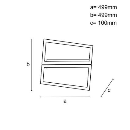 Himmennettävä LED-kattovalaisin LED/65W/230V 3000-6500K + kaukosäädin
