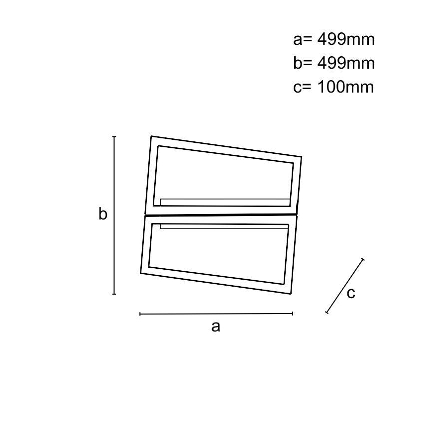 Himmennettävä LED-kattovalaisin LED/65W/230V 3000-6500K + kaukosäädin