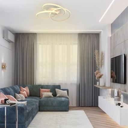 Himmennettävä LED-kattovalaisin LED/70W/230V 3000-6500K valkoinen + kauko-ohjaus