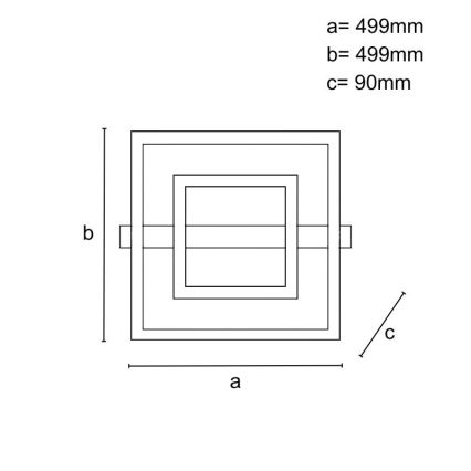 Himmennettävä LED-kattovalaisin LED/70W/230V 3000-6500K + kaukosäädin