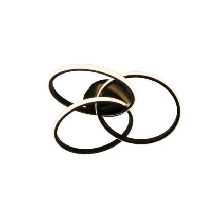 Himmennettävä LED-kattovalaisin LED/70W/230V 3000-6500K musta + kauko-ohjaus