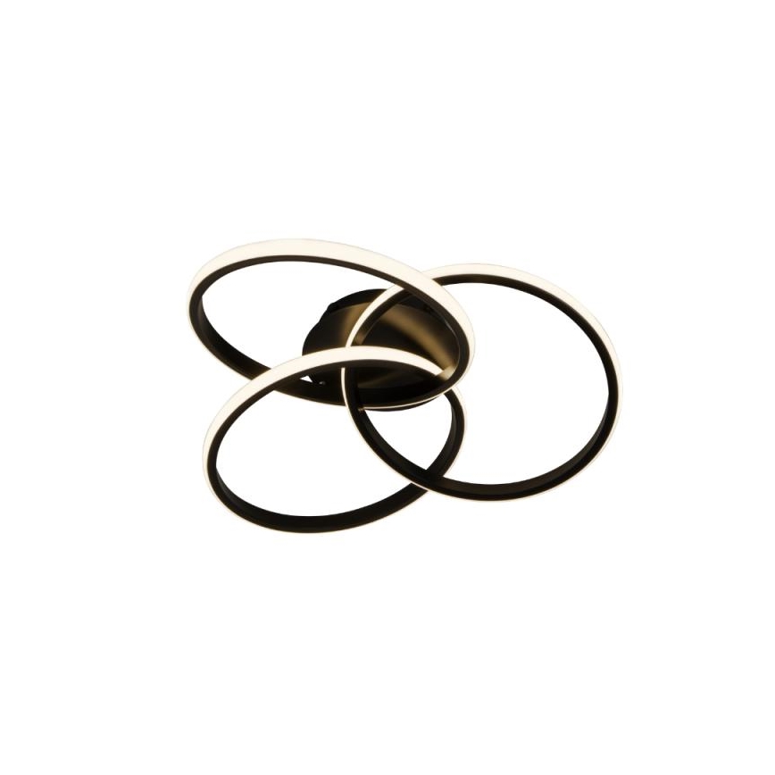 Himmennettävä LED-kattovalaisin LED/70W/230V 3000-6500K musta + kauko-ohjaus