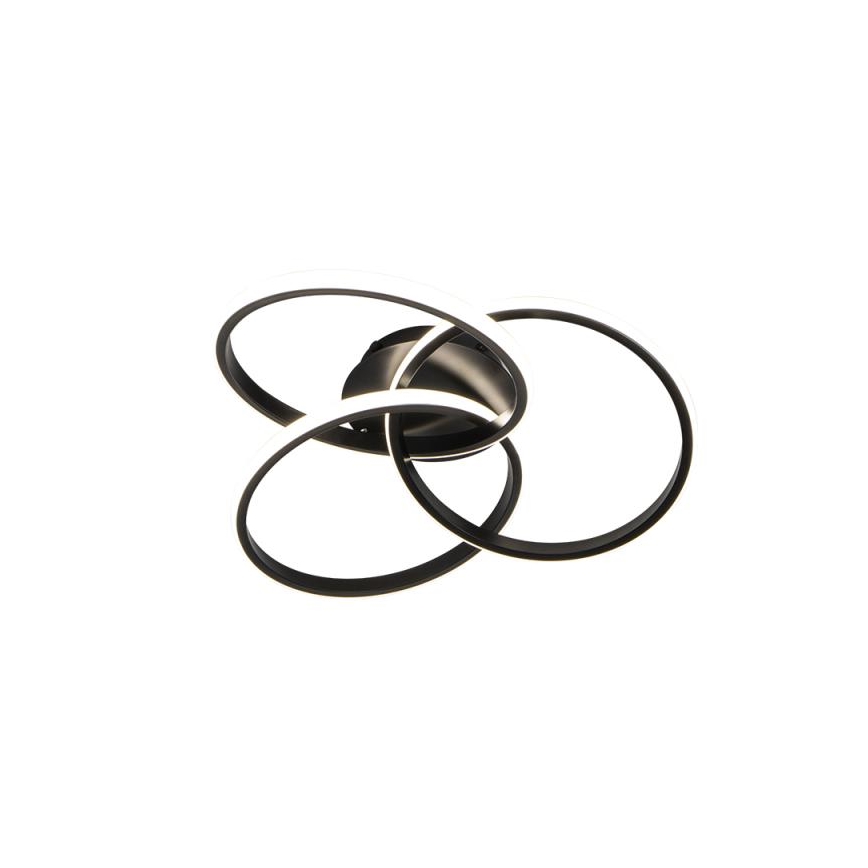 Himmennettävä LED-kattovalaisin LED/70W/230V 3000-6500K musta + kauko-ohjaus