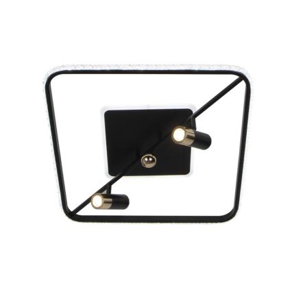 Himmennettävä LED-kattovalaisin LED/70W/230V 3000-6500K musta + kauko-ohjaus