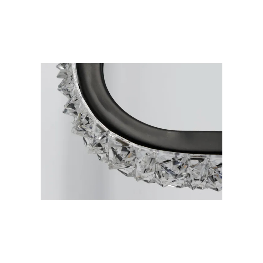 Himmennettävä LED-kattovalaisin LED/70W/230V 3000-6500K musta + kauko-ohjaus