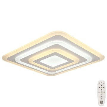Himmennettävä LED-kattovalaisin LED/77W/230V 3000-6500K 49,5x49,5 cm + kauko-ohjaus