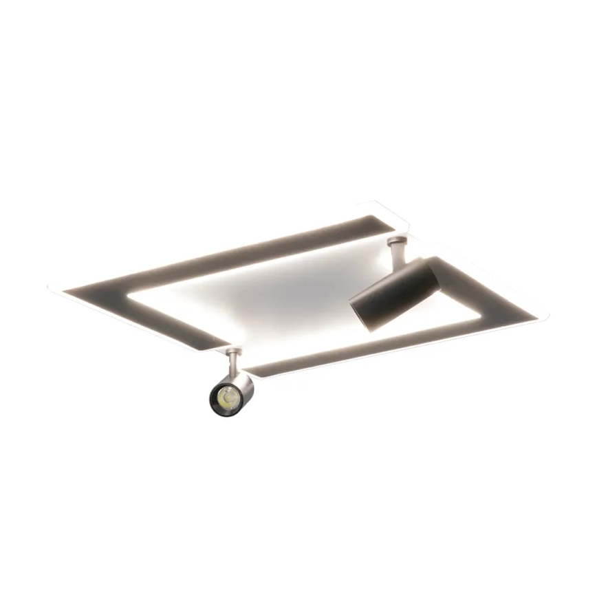 Himmennettävä LED-kattovalaisin LED/80W/230V 3000-6500K musta + kauko-ohjaus