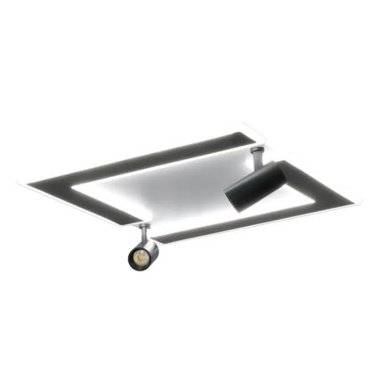 Himmennettävä LED-kattovalaisin LED/80W/230V 3000-6500K musta + kauko-ohjaus