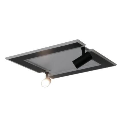 Himmennettävä LED-kattovalaisin LED/80W/230V 3000-6500K musta + kauko-ohjaus