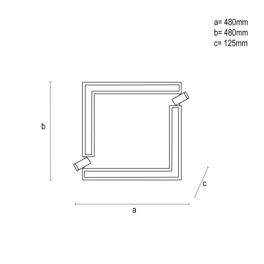 Himmennettävä LED-kattovalaisin LED/80W/230V 3000-6500K musta + kauko-ohjaus