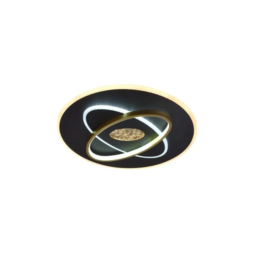 Himmennettävä LED-kattovalaisin LED/80W/230V 3000-6500K musta + kauko-ohjaus