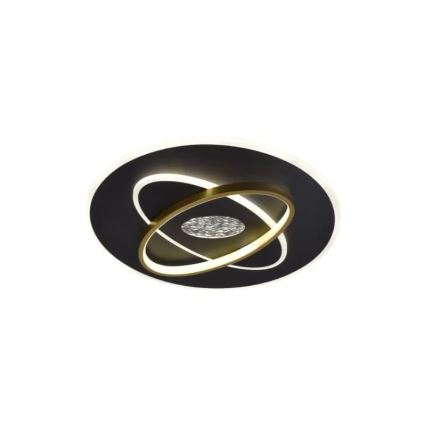 Himmennettävä LED-kattovalaisin LED/80W/230V 3000-6500K musta + kauko-ohjaus