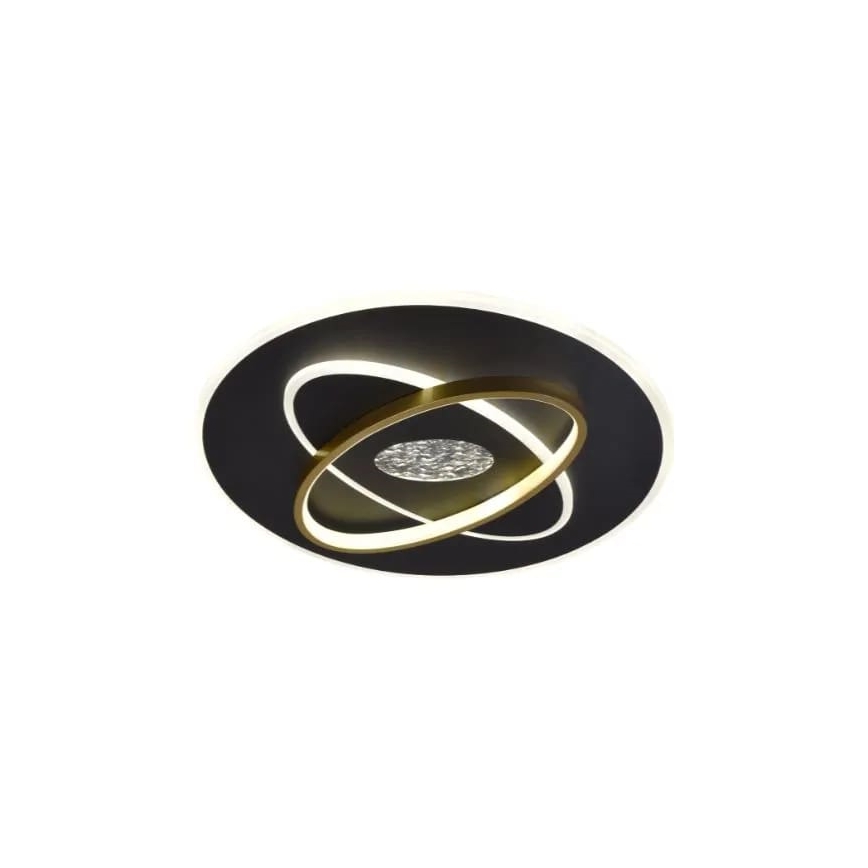 Himmennettävä LED-kattovalaisin LED/80W/230V 3000-6500K musta + kauko-ohjaus