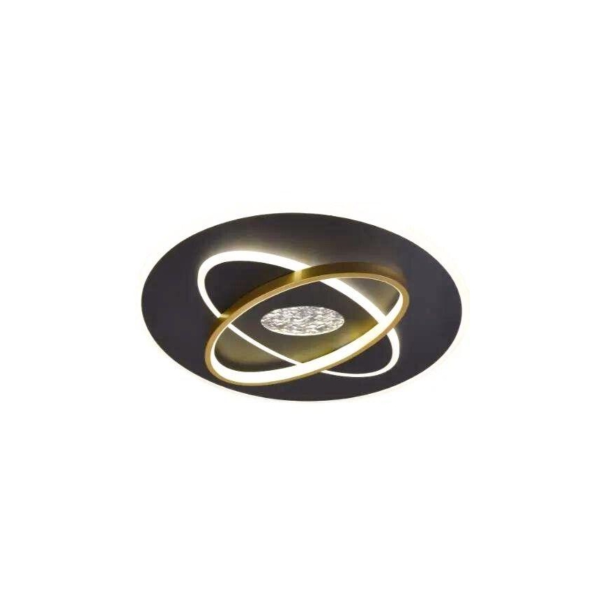 Himmennettävä LED-kattovalaisin LED/80W/230V 3000-6500K musta + kauko-ohjaus