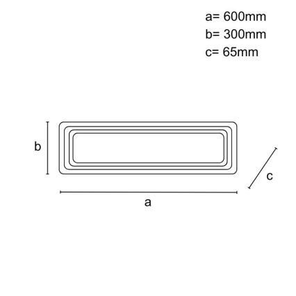 Himmennettävä LED-kattovalaisin LED/85W/230V 3000-6500K + kauko-ohjaus
