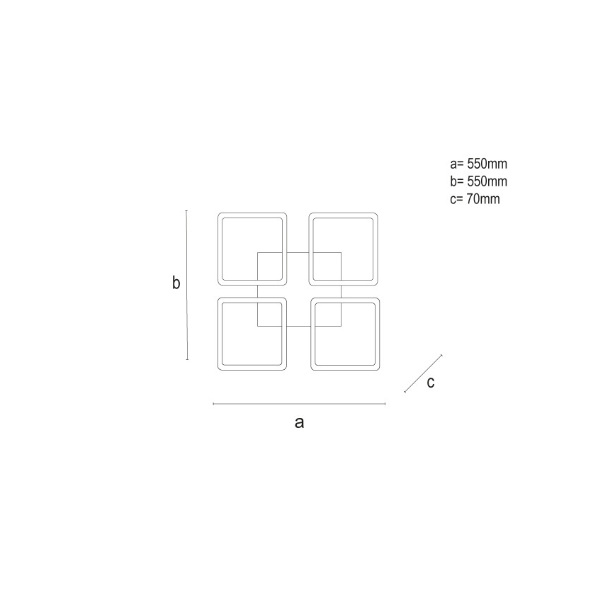 Himmennettävä LED-kattovalaisin LED/95W/230V 3000-6500K + kaukosäädin