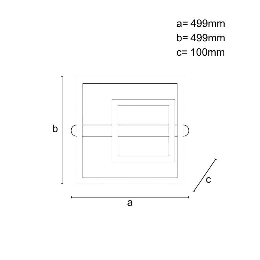 Himmennettävä LED-kattovalaisin LED/95W/230V 3000-6500K + kaukosäädin