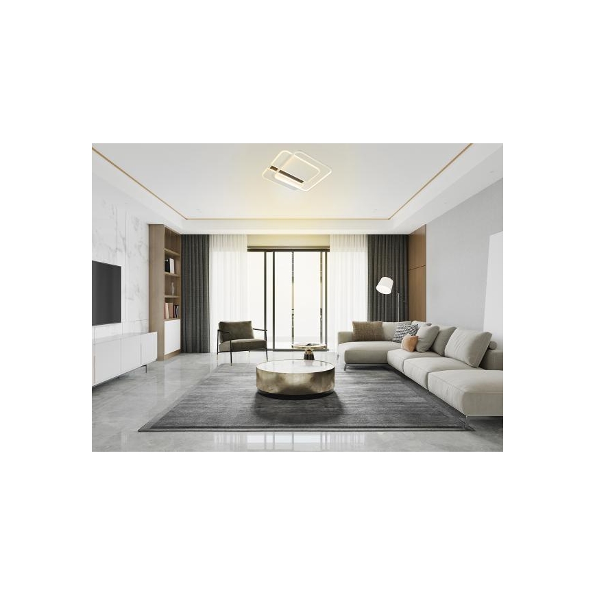 Himmennettävä LED-kattovalaisin LED/95W/230V 3000-6500K valkoinen + kauko-ohjaus