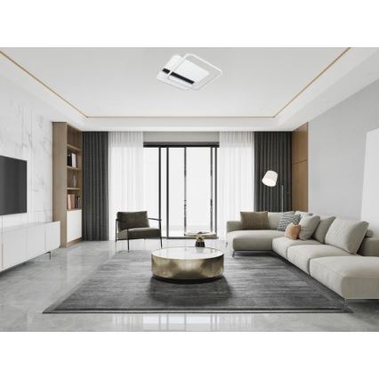 Himmennettävä LED-kattovalaisin LED/95W/230V 3000-6500K valkoinen + kauko-ohjaus