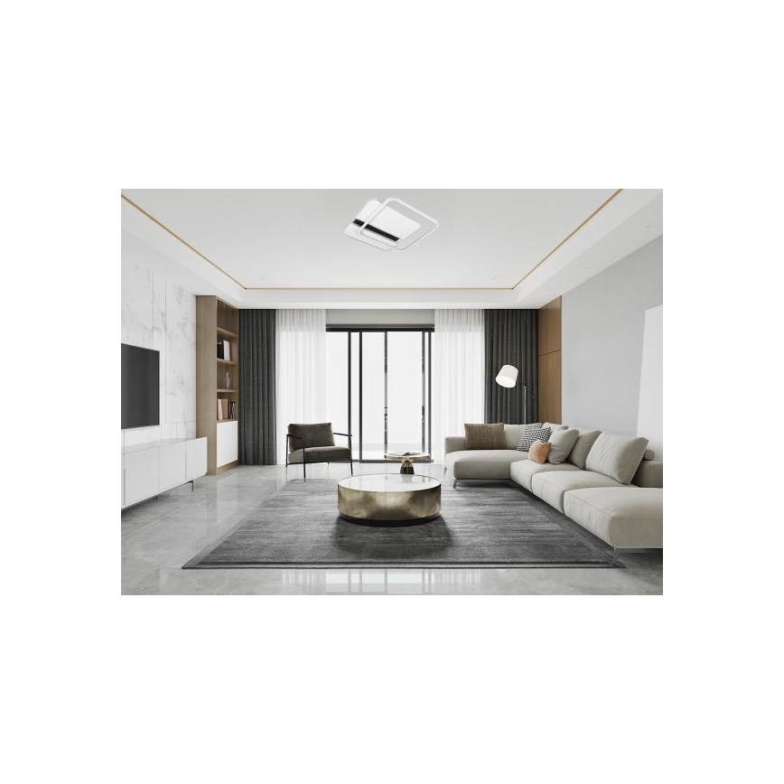 Himmennettävä LED-kattovalaisin LED/95W/230V 3000-6500K valkoinen + kauko-ohjaus