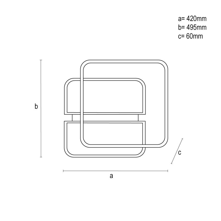 Himmennettävä LED-kattovalaisin LED/95W/230V 3000-6500K valkoinen + kauko-ohjaus