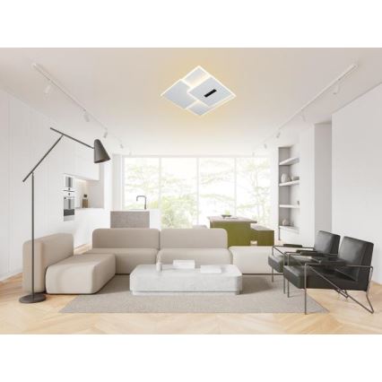 Himmennettävä LED-kattovalaisin LED/95W/230V 3000-6500K valkoinen + kauko-ohjaus