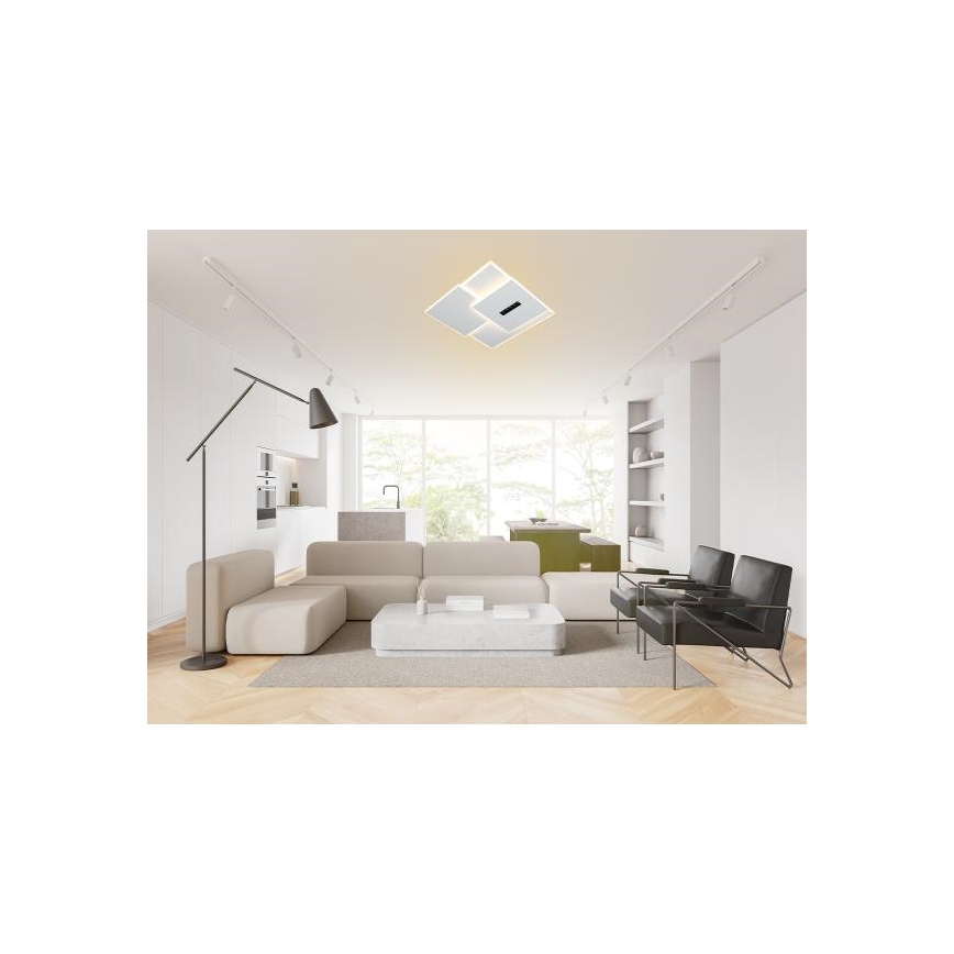 Himmennettävä LED-kattovalaisin LED/95W/230V 3000-6500K valkoinen + kauko-ohjaus
