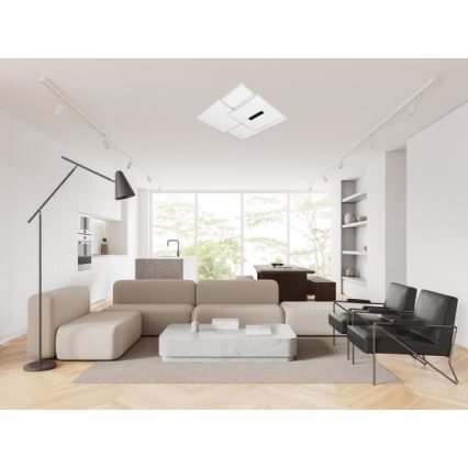 Himmennettävä LED-kattovalaisin LED/95W/230V 3000-6500K valkoinen + kauko-ohjaus