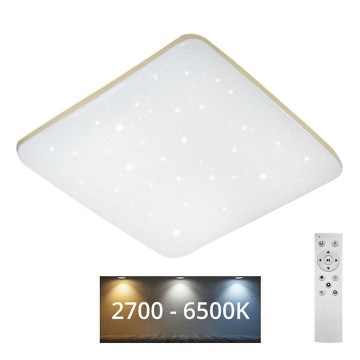 Himmennettävä LED-kattovalaisin MANA LED/36W/230V 2700-6500K 43x43 cm + kauko-ohjaus