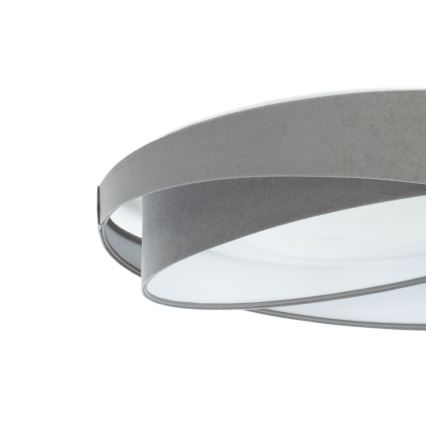 Himmennettävä LED-kattovalaisin SMART GALAXY MODERN LED/24W/230V 3000-6500K halkaisija 55 cm harmaa/valkoinen + kaukosäädin