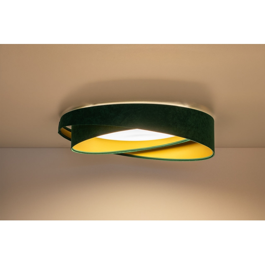 Himmennettävä LED-kattovalaisin SMART GALAXY MODERN LED/24 W/230 V 3000–6500 K halkaisija 55 cm vihreä/kultainen + kaukosäädin