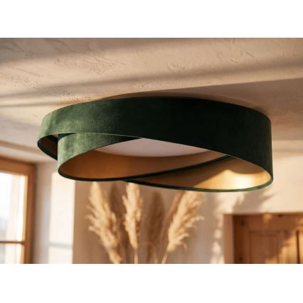 Himmennettävä LED-kattovalaisin SMART GALAXY MODERN LED/24 W/230 V 3000–6500 K halkaisija 55 cm vihreä/kultainen + kaukosäädin