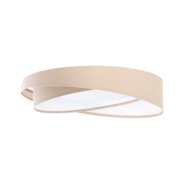 Himmennettävä LED-kattovalaisin SMART GALAXY MODERN LED/24W/230V 3000-6500K halkaisija 55 cm beige/valkoinen + kaukosäädin