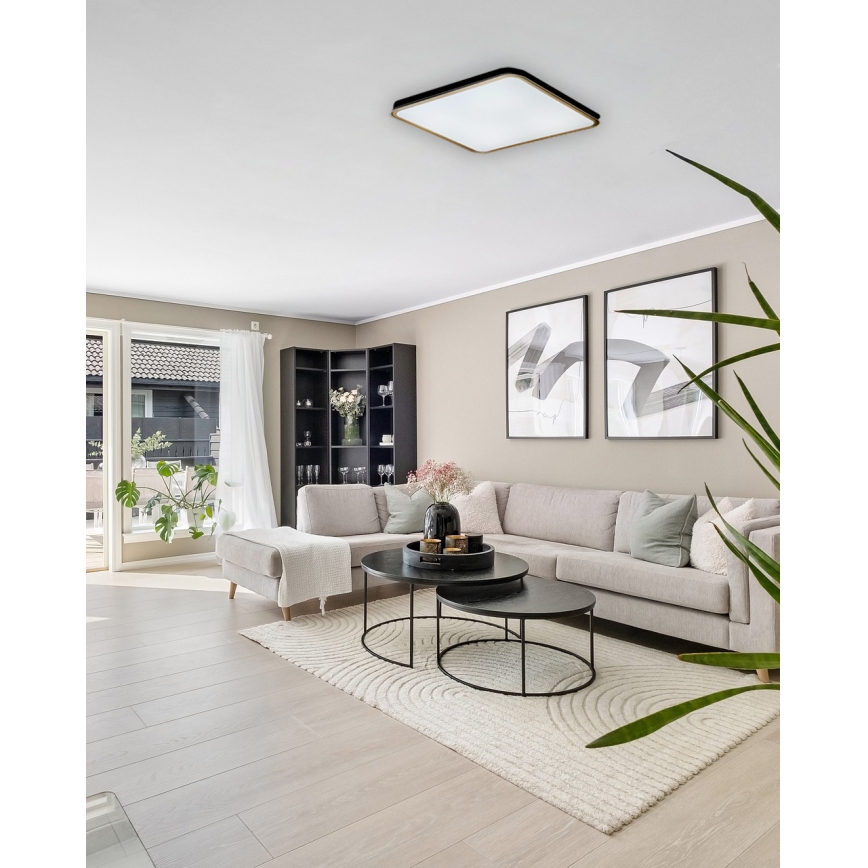 Himmennettävä LED-kattovalaisin UNA LED/60W/230V 2700-6500K 50x50 cm + kauko-ohjaus