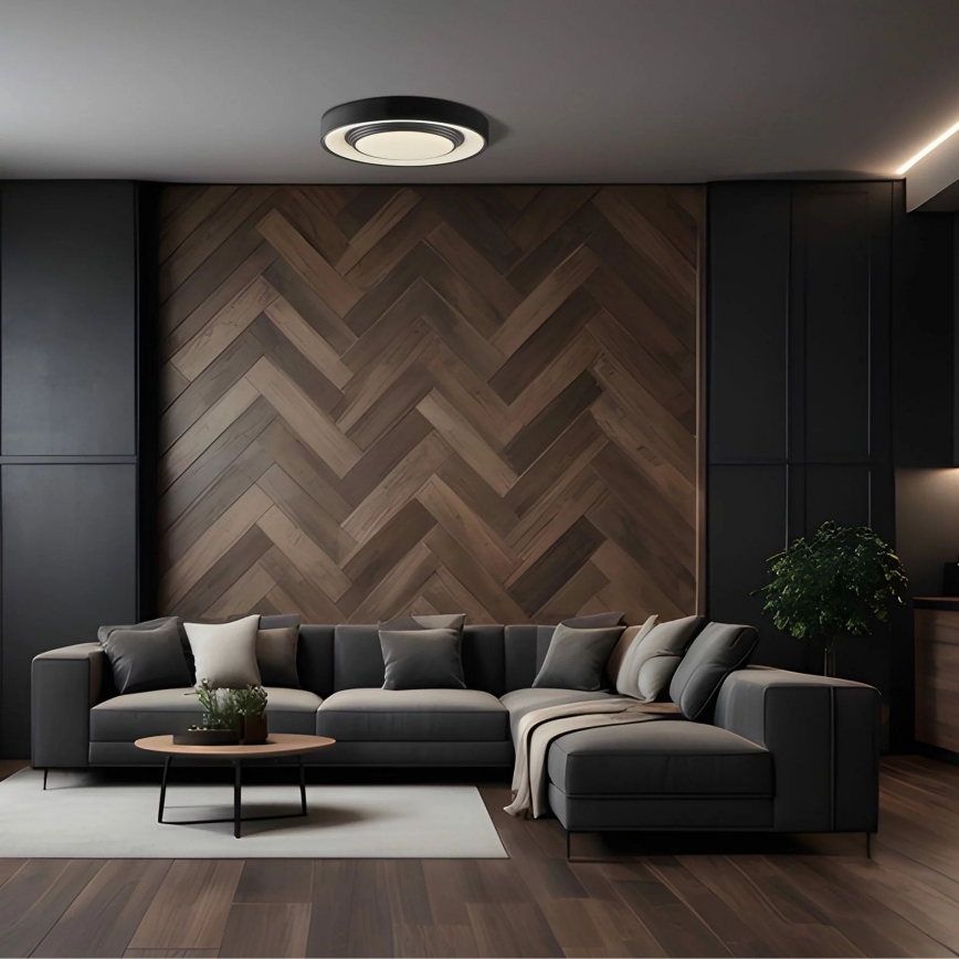 Himmennettävä kylpyhuoneen LED-kattovalaisin ZYGMUNT LED/72W/230V halkaisija 48,5 cm 3000-6000K IP44 + kauko-ohjaus