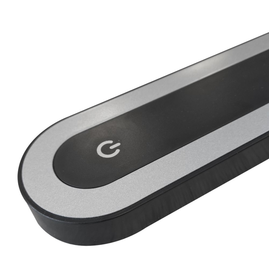 Himmennettävä LED-kosketuspöytävalaisin MADERA LED/7W/230V USB musta