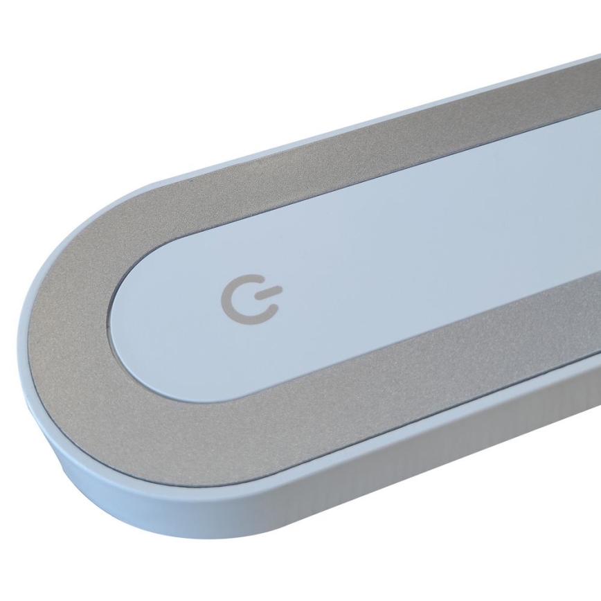 Himmennettävä LED-kosketuspöytävalaisin MADERA LED/7W/230V USB valkoinen