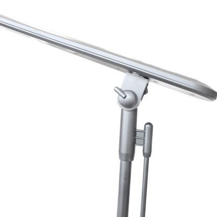 Himmennettävä LED-kosketuspöytävalaisin OPTIMUM LED/7W/230V USB 3000/4000/6000K hopea