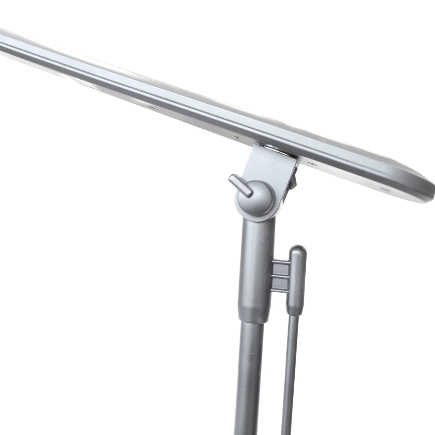 Himmennettävä LED-kosketuspöytävalaisin OPTIMUM LED/7W/230V USB 3000/4000/6000K hopea