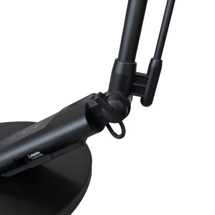 Himmennettävä LED-kosketuspöytävalaisin OPTIMUM LED/7W/230V USB 3000/4000/6000K musta