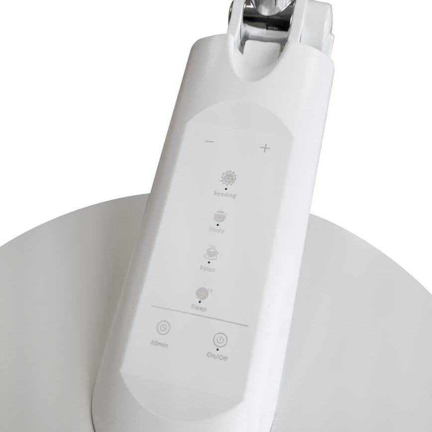 Himmennettävä LED-kosketuspöytävalaisin OPTIMUM LED/7W/230V USB 3000/4000/6000K valkoinen