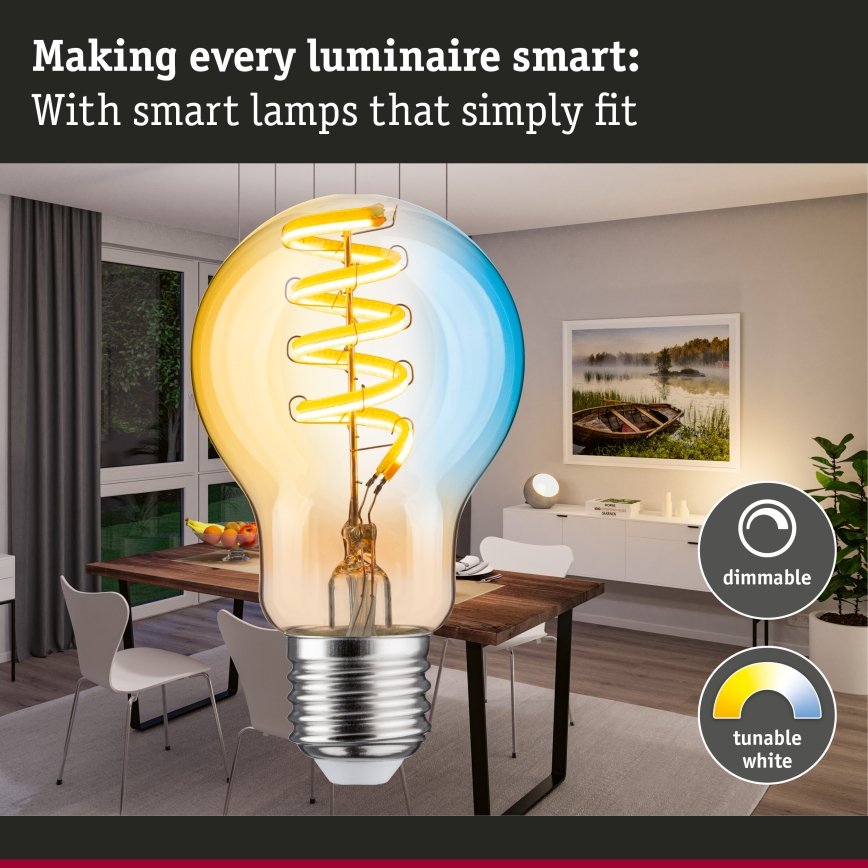 Himmennettävä LED-lamppu FILAMENT E27/7,5W/230V 2200-5500K - Paulmann 29155