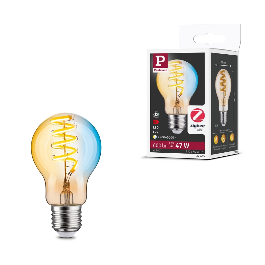 Himmennettävä LED-lamppu FILAMENT E27/7,5W/230V 2200-5500K - Paulmann 29155