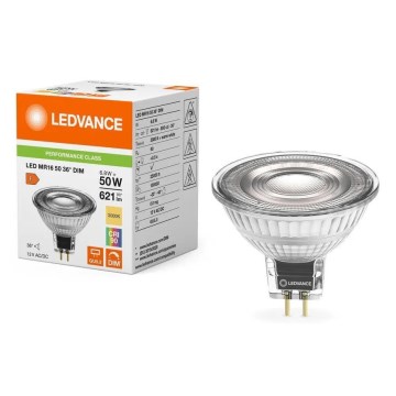 Himmennettävä LED-lamppu MR16 GU5,3/6,8W/12V 3000K 36° CRI 90 - Ledvance